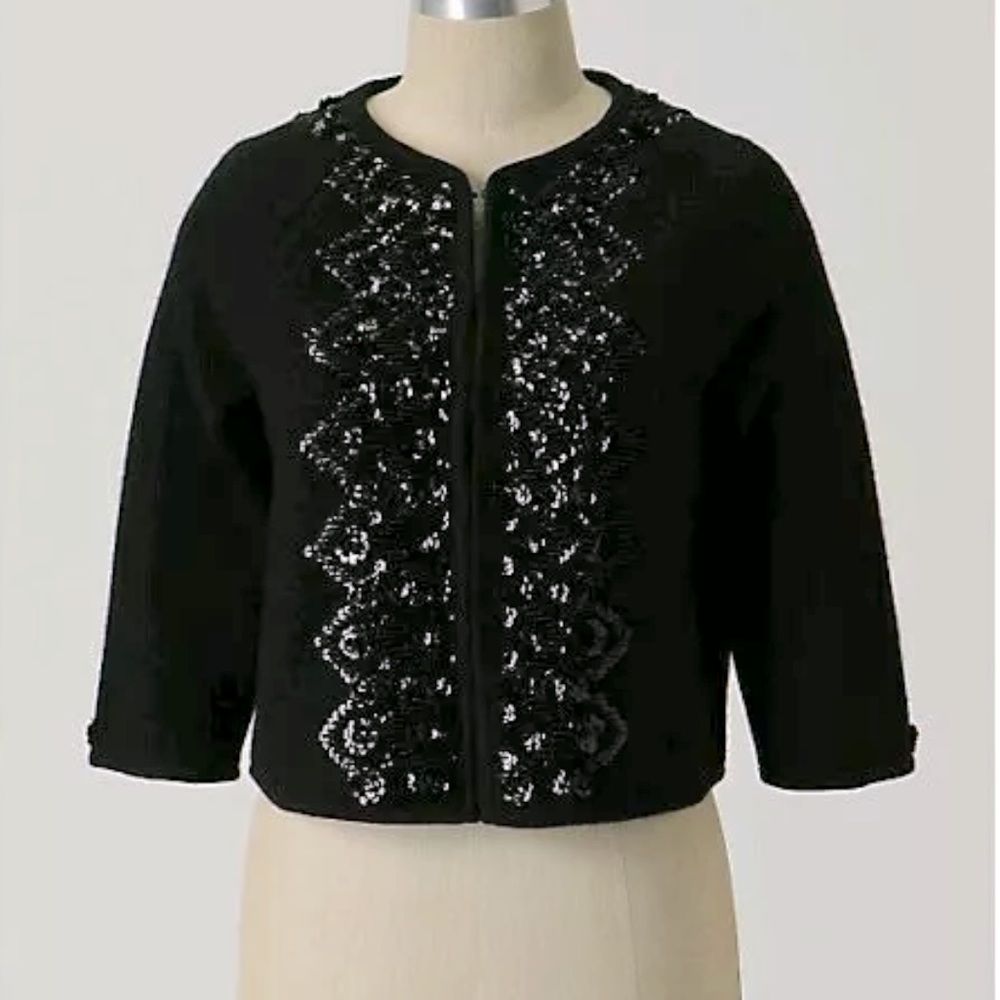 - Elevenses Anthropologie merry maker wool coat xs